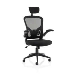 Ace Executive Mesh Chair With Folding Arms