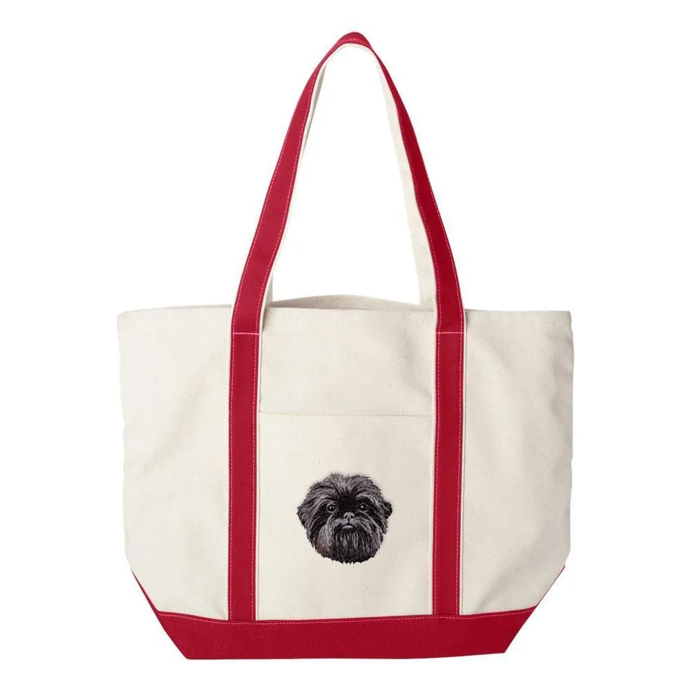 Affenpinscher Embroidered Tote Bag