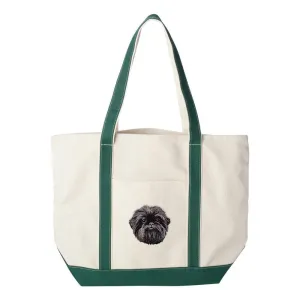 Affenpinscher Embroidered Tote Bag