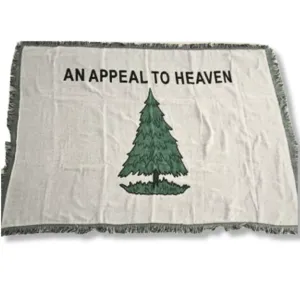 An Appeal to Heaven Jacquard Loom Woven Cotton Blanket (4'x6')