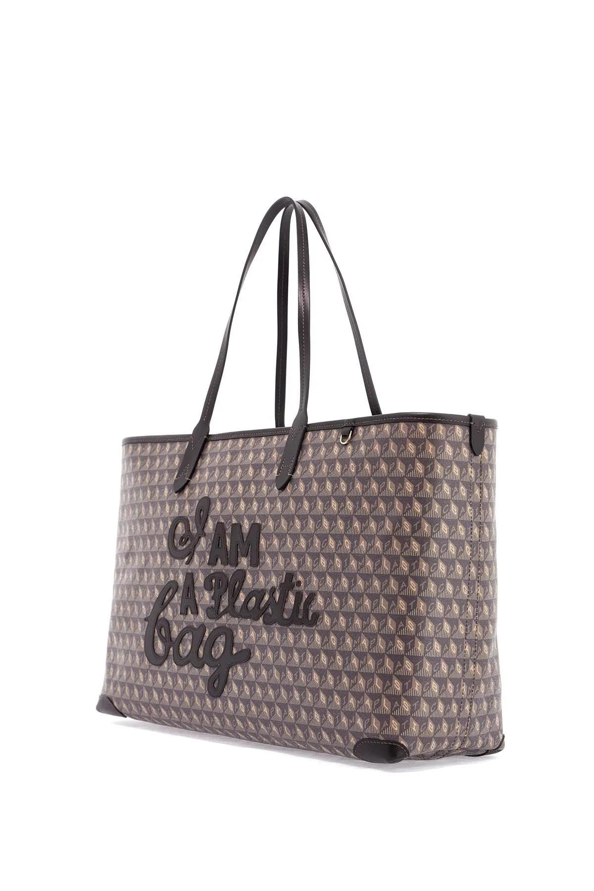 Anya Hindmarch I Am A Plastic Bag Zipped Motif Tote Bag Women