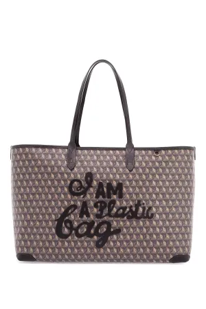 Anya Hindmarch I Am A Plastic Bag Zipped Motif Tote Bag Women