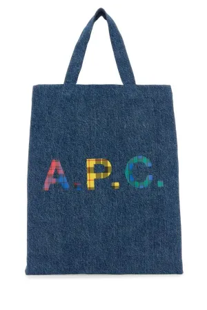 A.P.C. Women Denim Mini Lou Shopping Bag