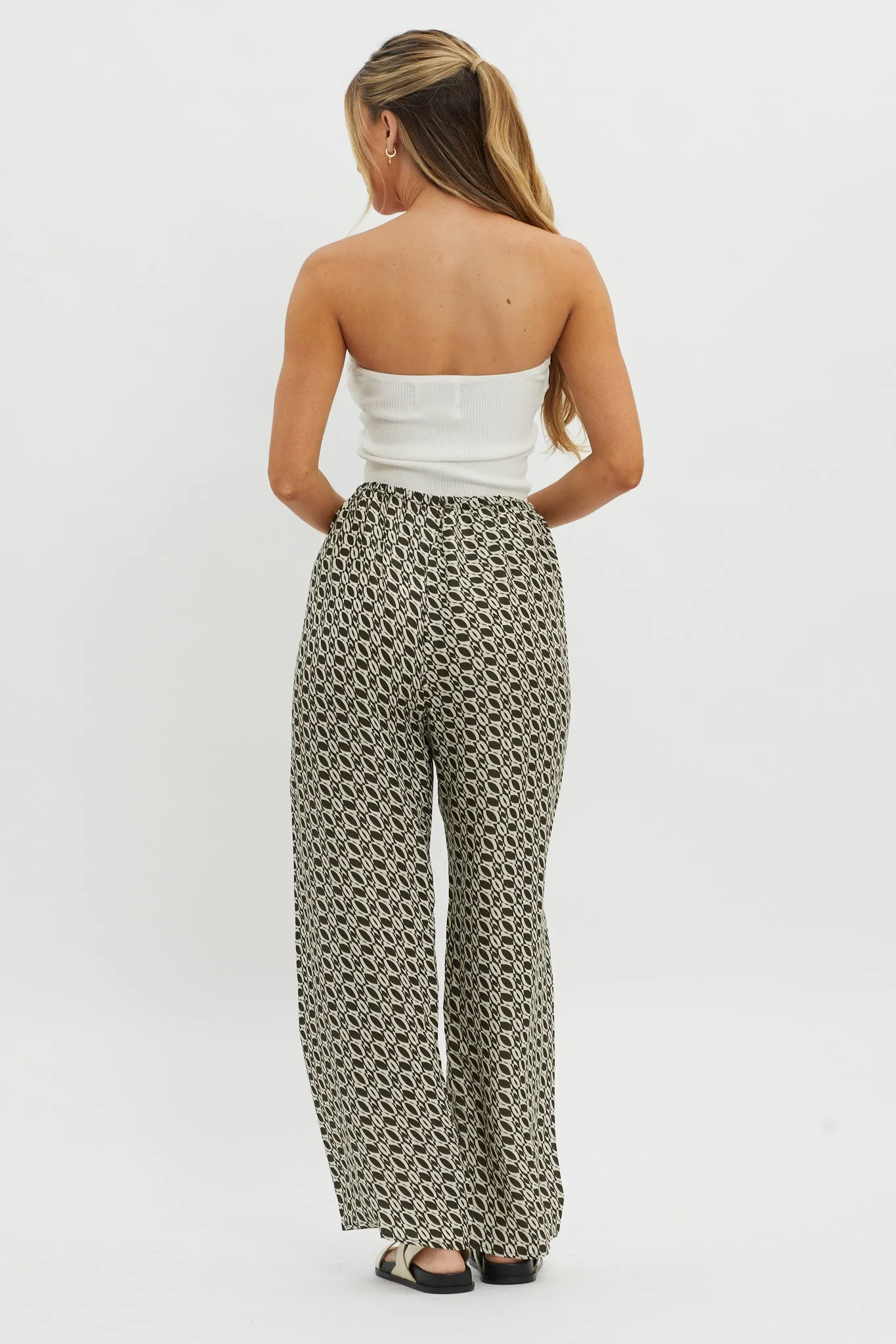 Avenue Drawstring Pants Print Solna