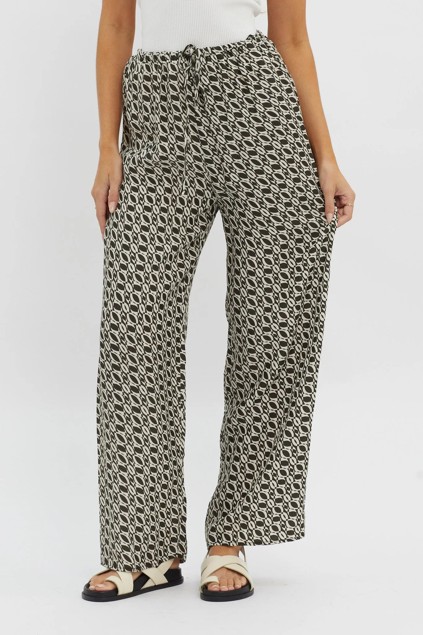 Avenue Drawstring Pants Print Solna