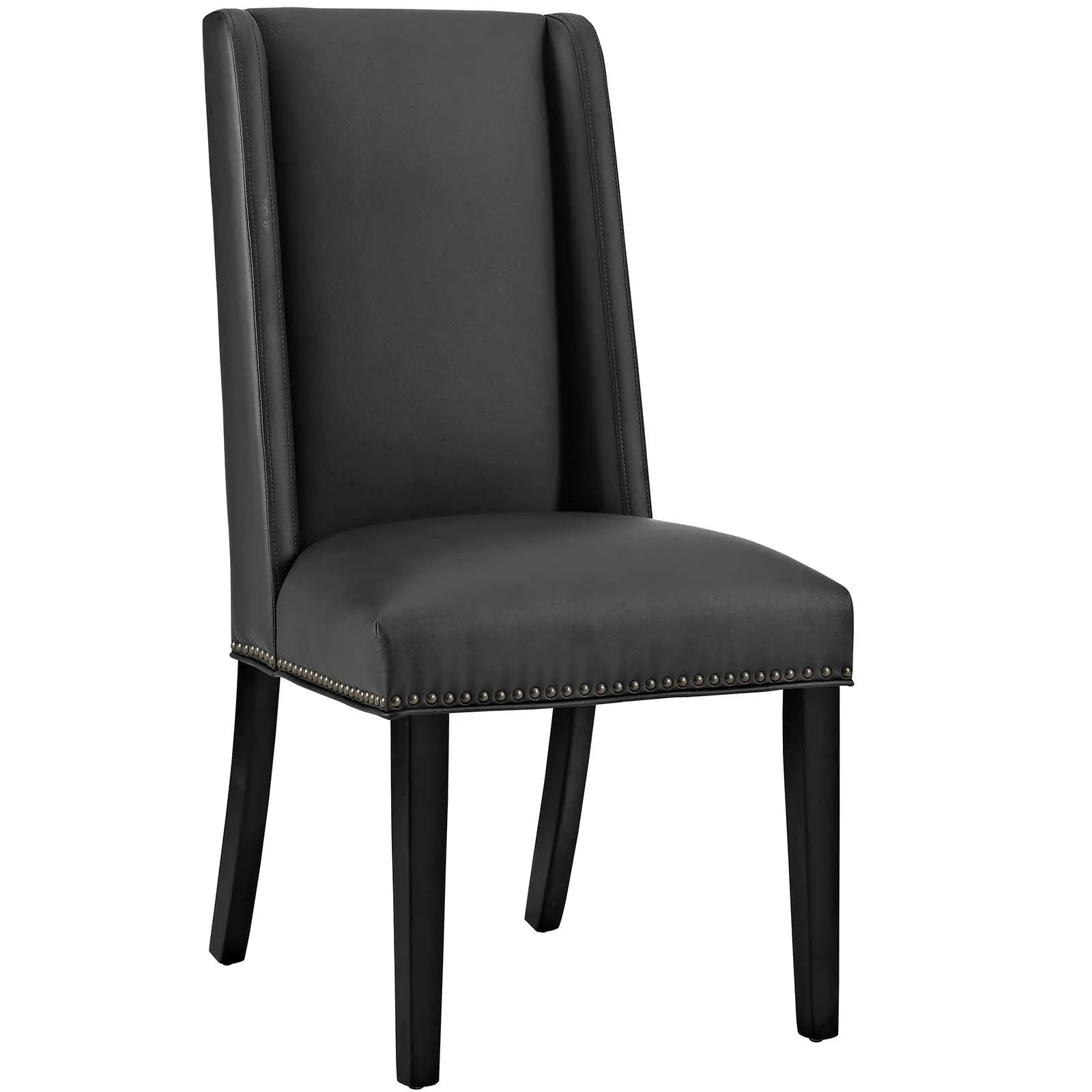 Baron Dining Chair Vinyl Set of 4 by Modway