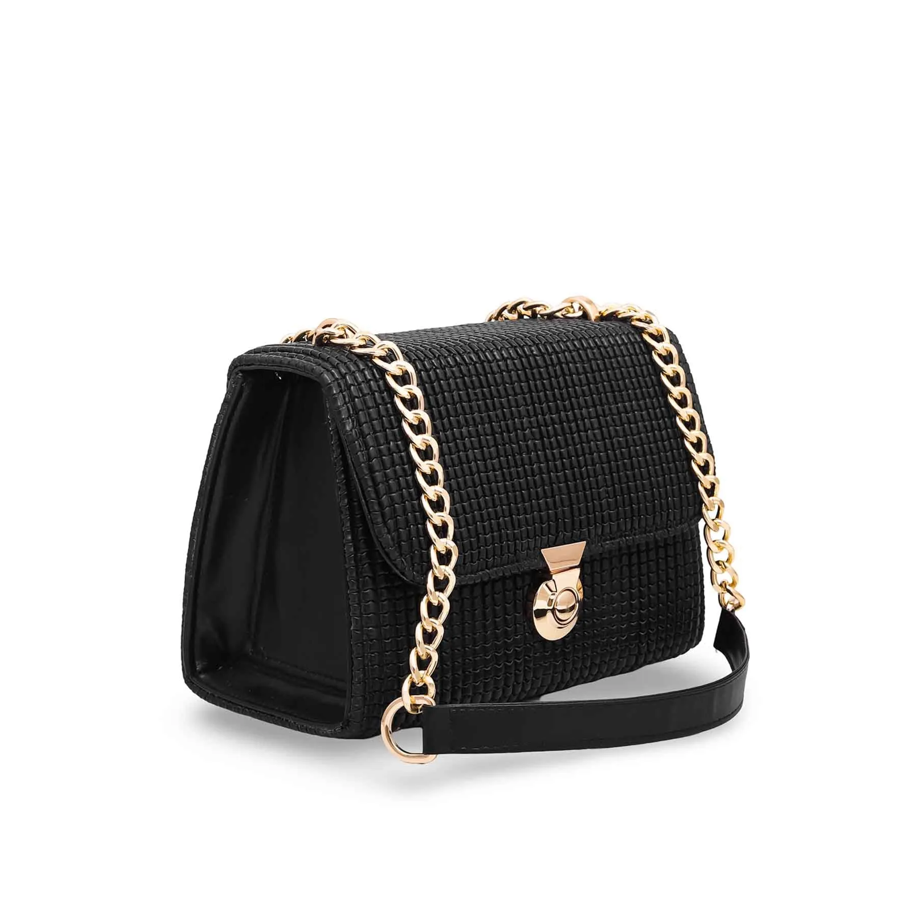 Black Formal Shoulder Bag P55586