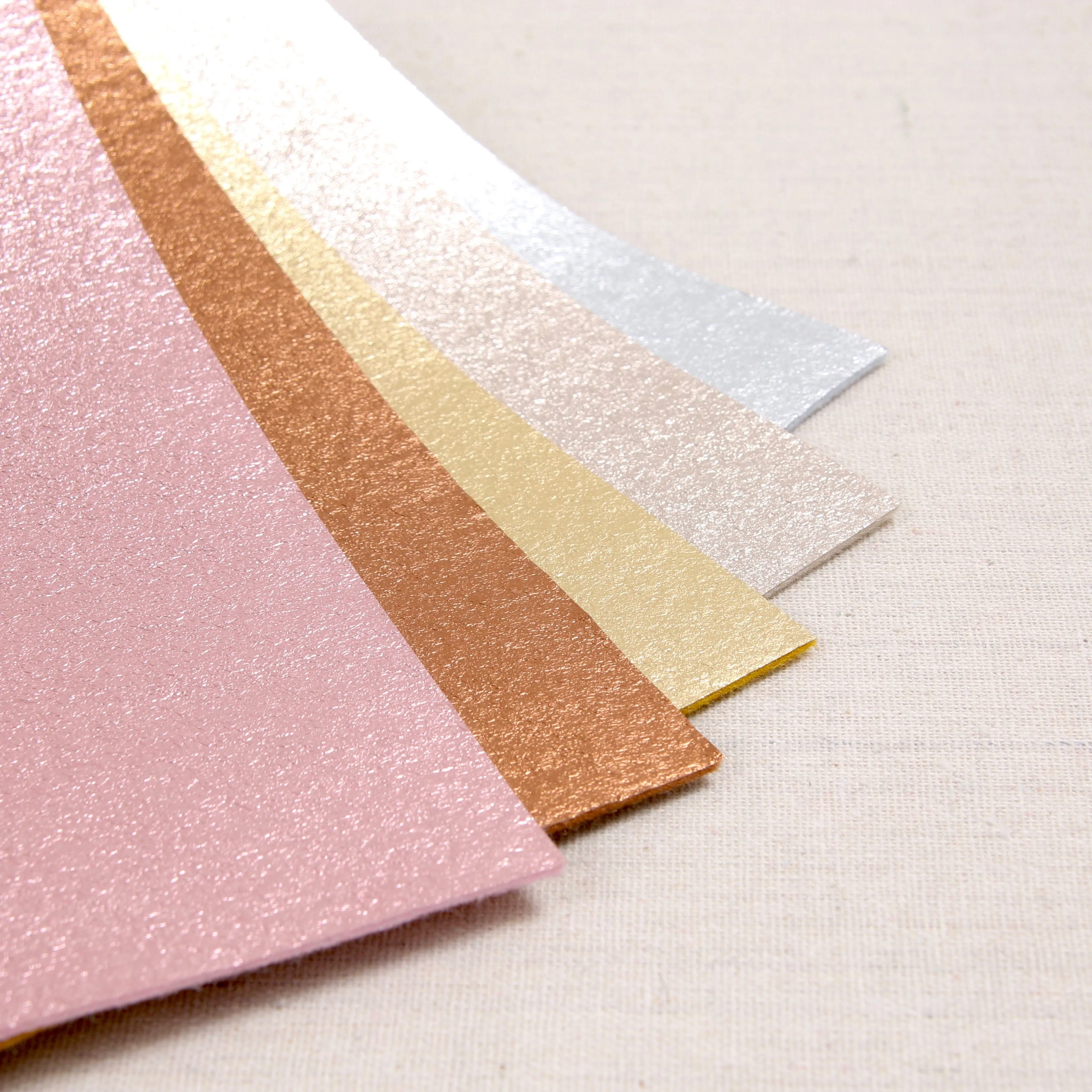 Blush Metallic Felt