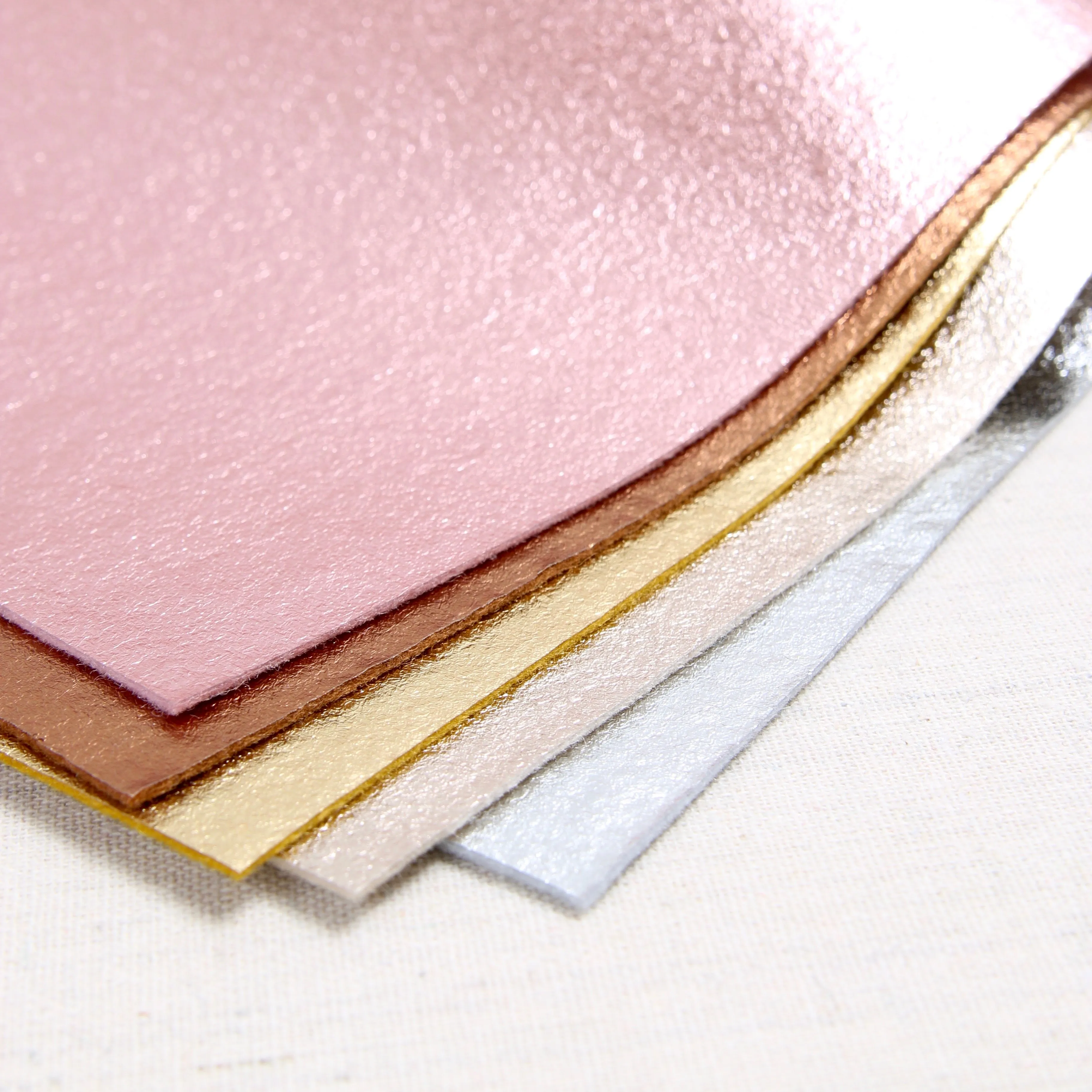 Blush Metallic Felt