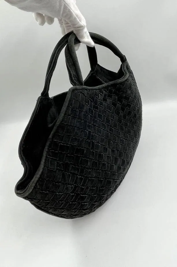 Bottega Veneta Intrecciato suede tote