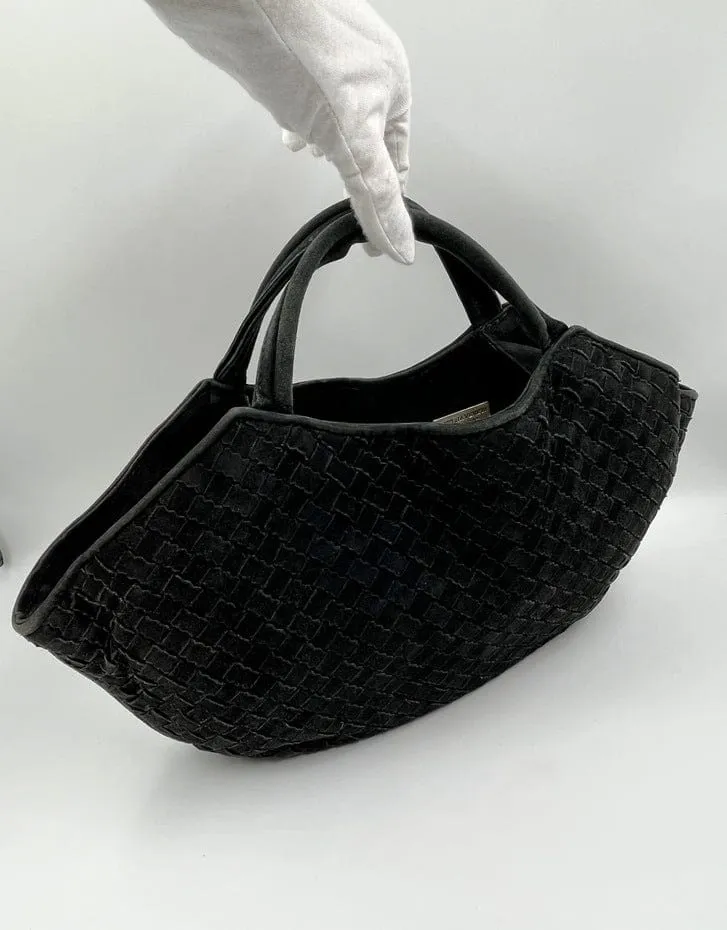 Bottega Veneta Intrecciato suede tote