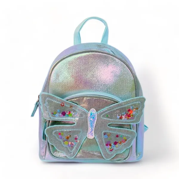 Butterfly Iridescent Backpack - Blue