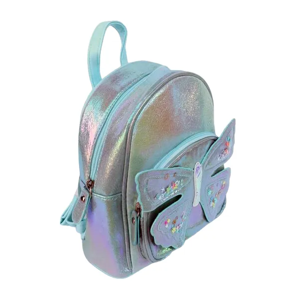 Butterfly Iridescent Backpack - Blue