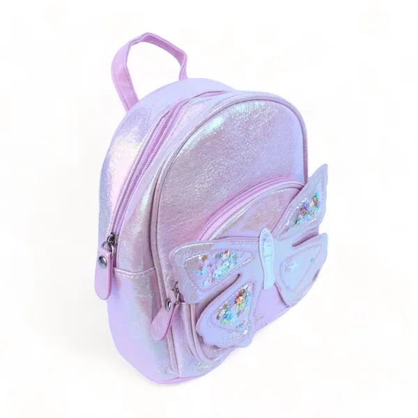 Butterfly Iridescent Backpack - Pink