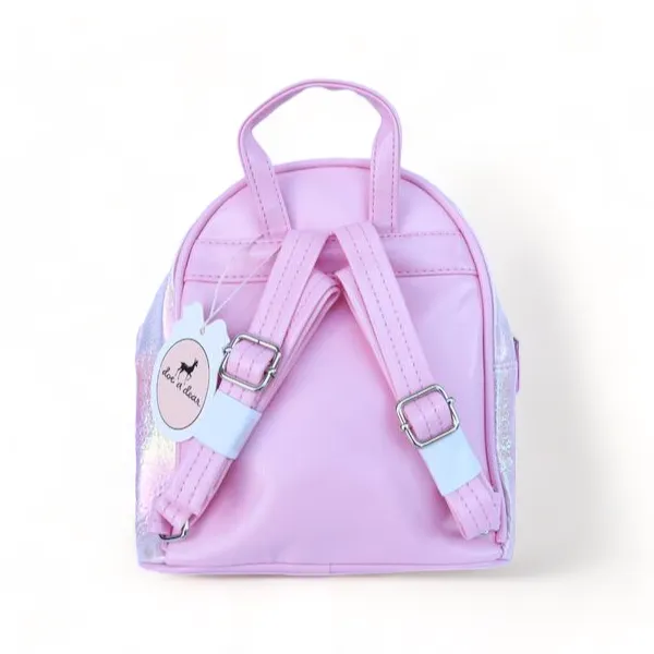 Butterfly Iridescent Backpack - Pink