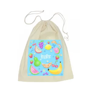 Calico Drawstring Bag - Fruit