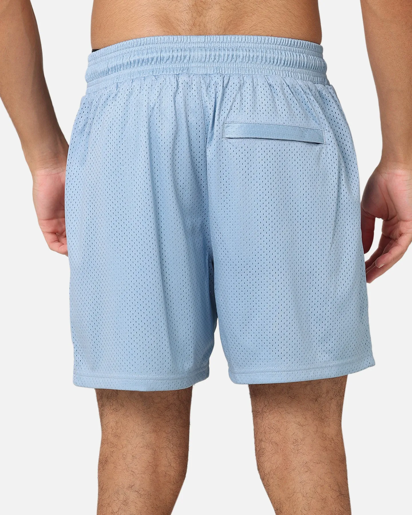 Carre Floral Baller Shorts Light Blue