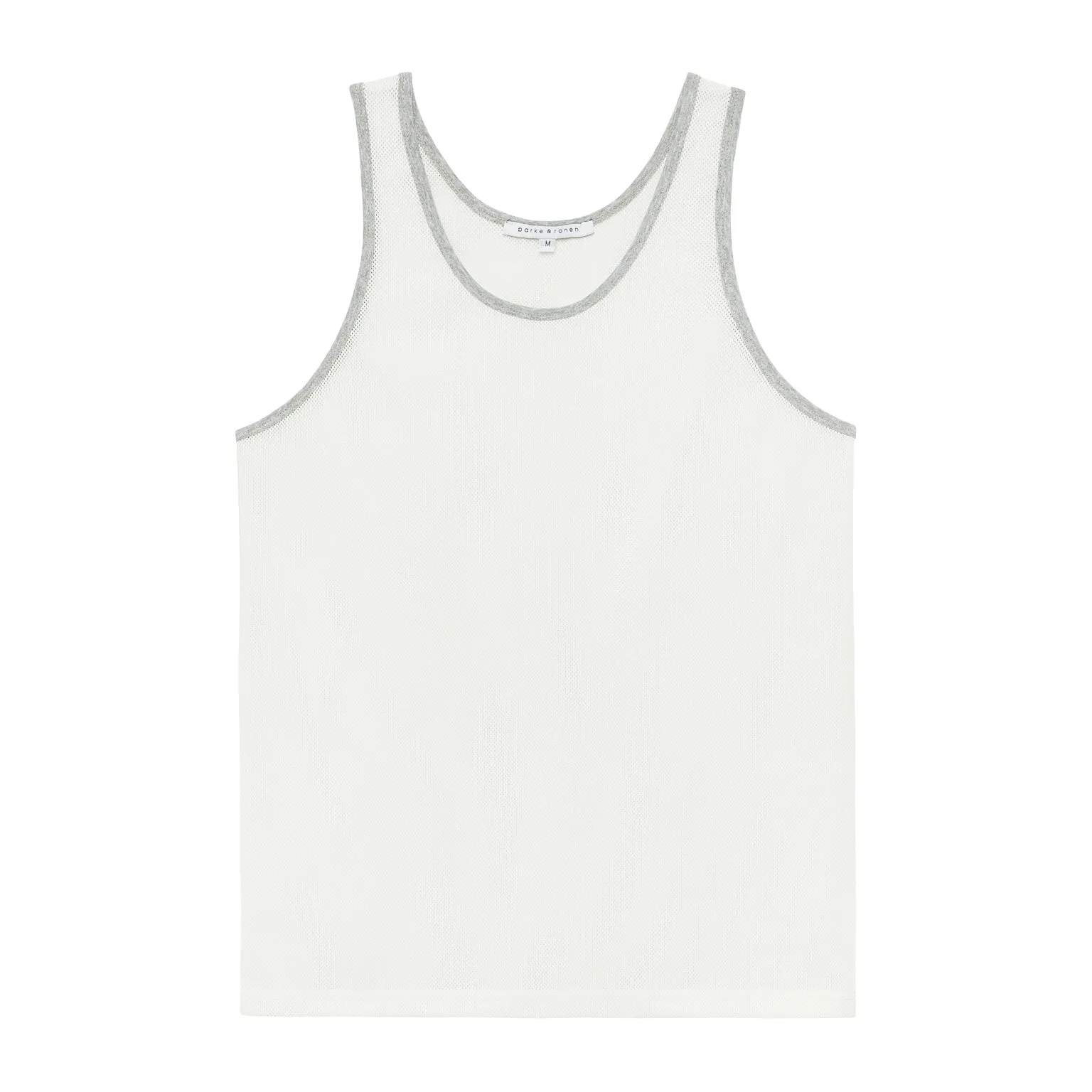 Chantilly White Steadfast Mesh Tank Top