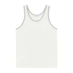 Chantilly White Steadfast Mesh Tank Top