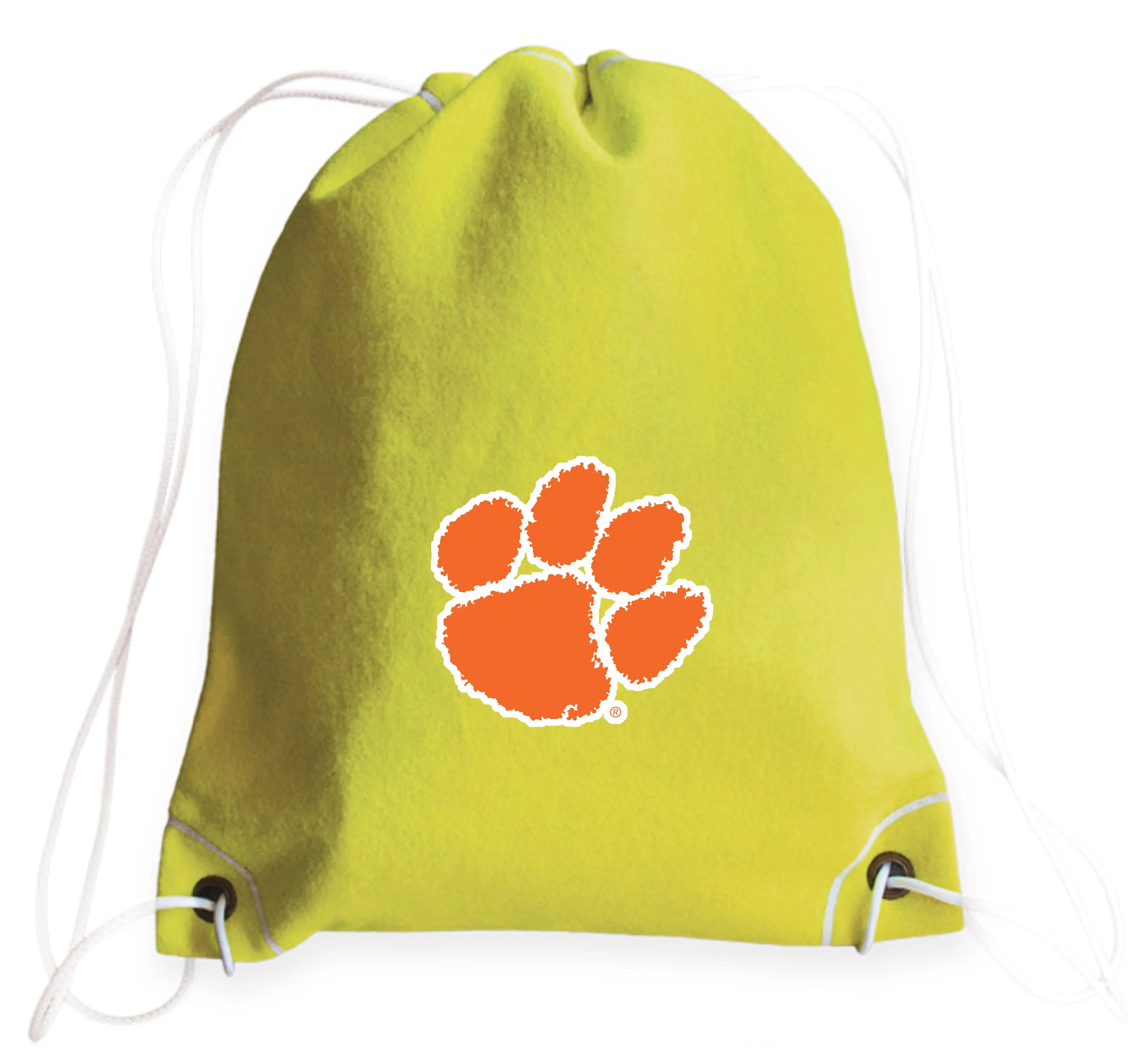 Clemson Tigers Tennis Drawstring Bag