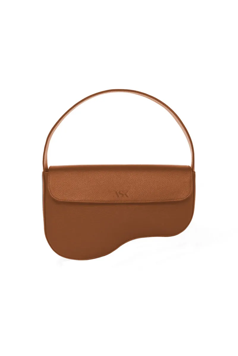 CLOVER WALNUT BROWN HANDBAG