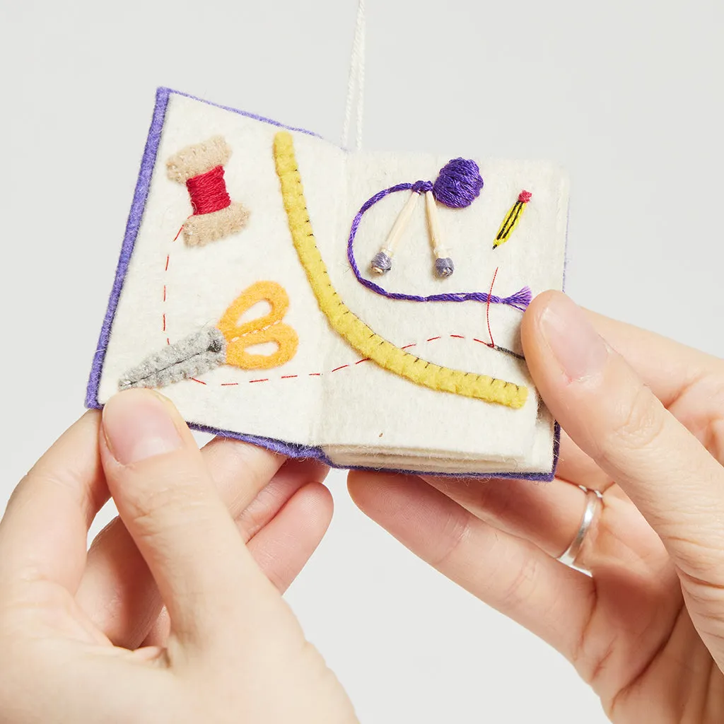 Crafting Book Ornament