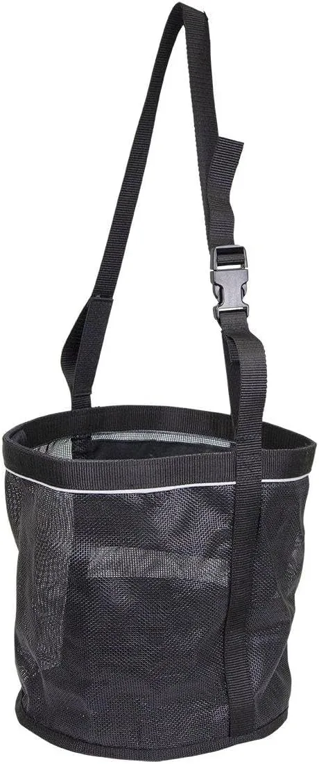 Derby Originals Heavy Duty PVC Mesh Reflective Feed Bag With Extra Comfort Noseband Padding No Waste Flap Design