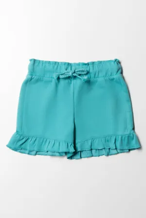 Frill Short Teal