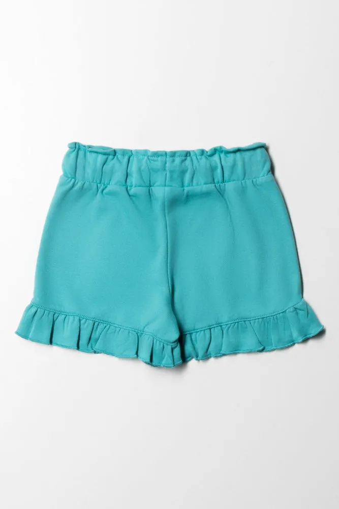 Frill Short Teal