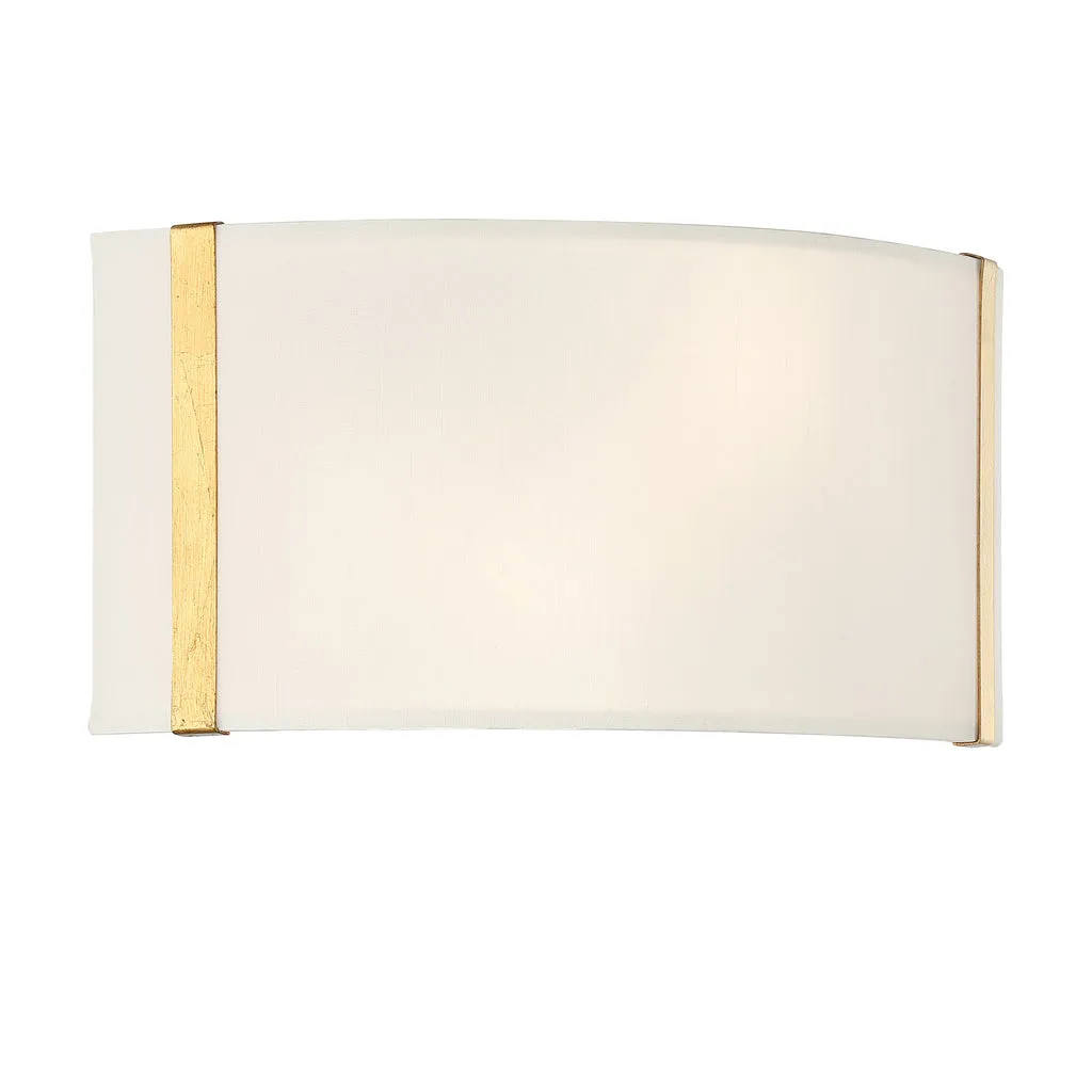 Fulton 2 Light Antique Gold Sconce