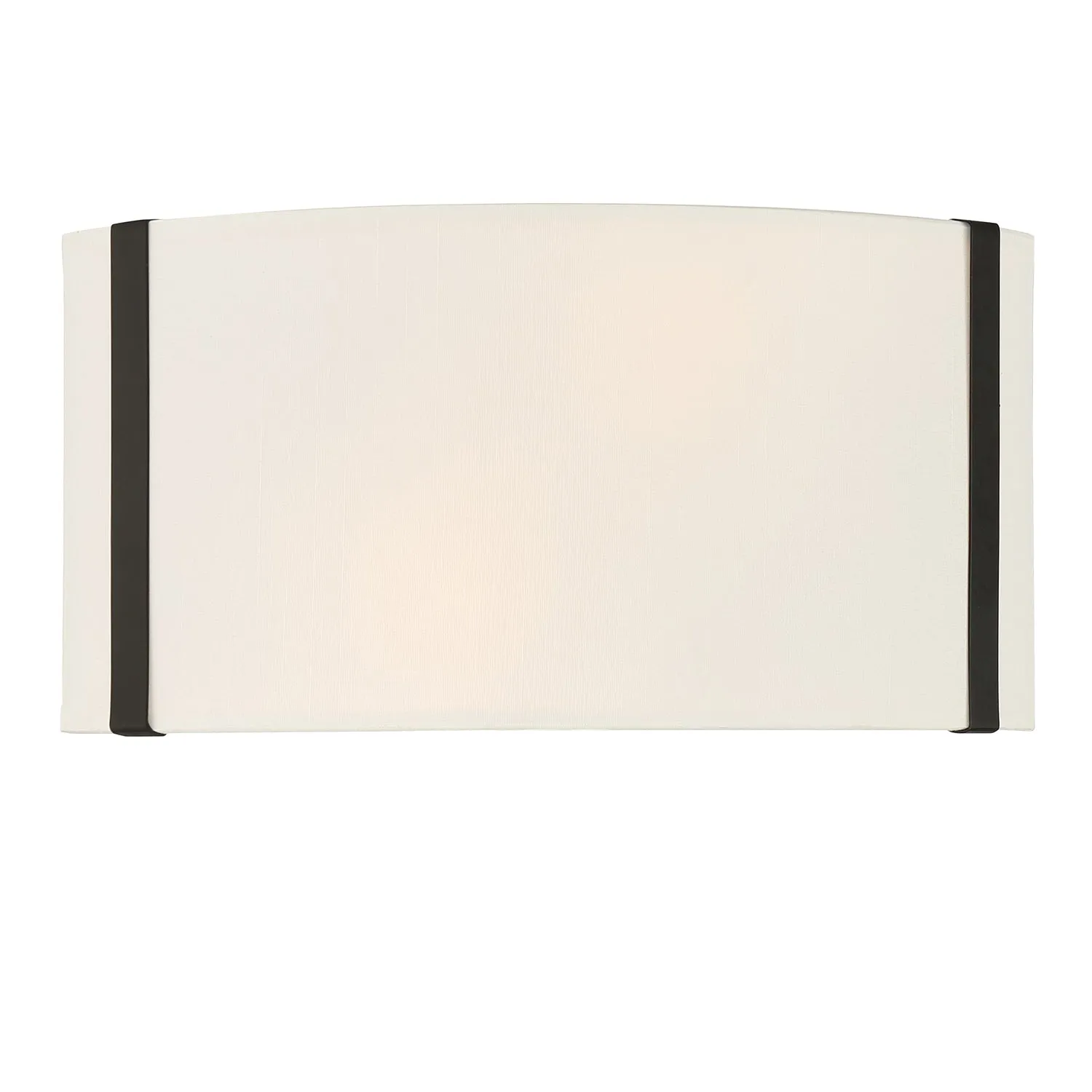 Fulton 2 Light Black Sconce