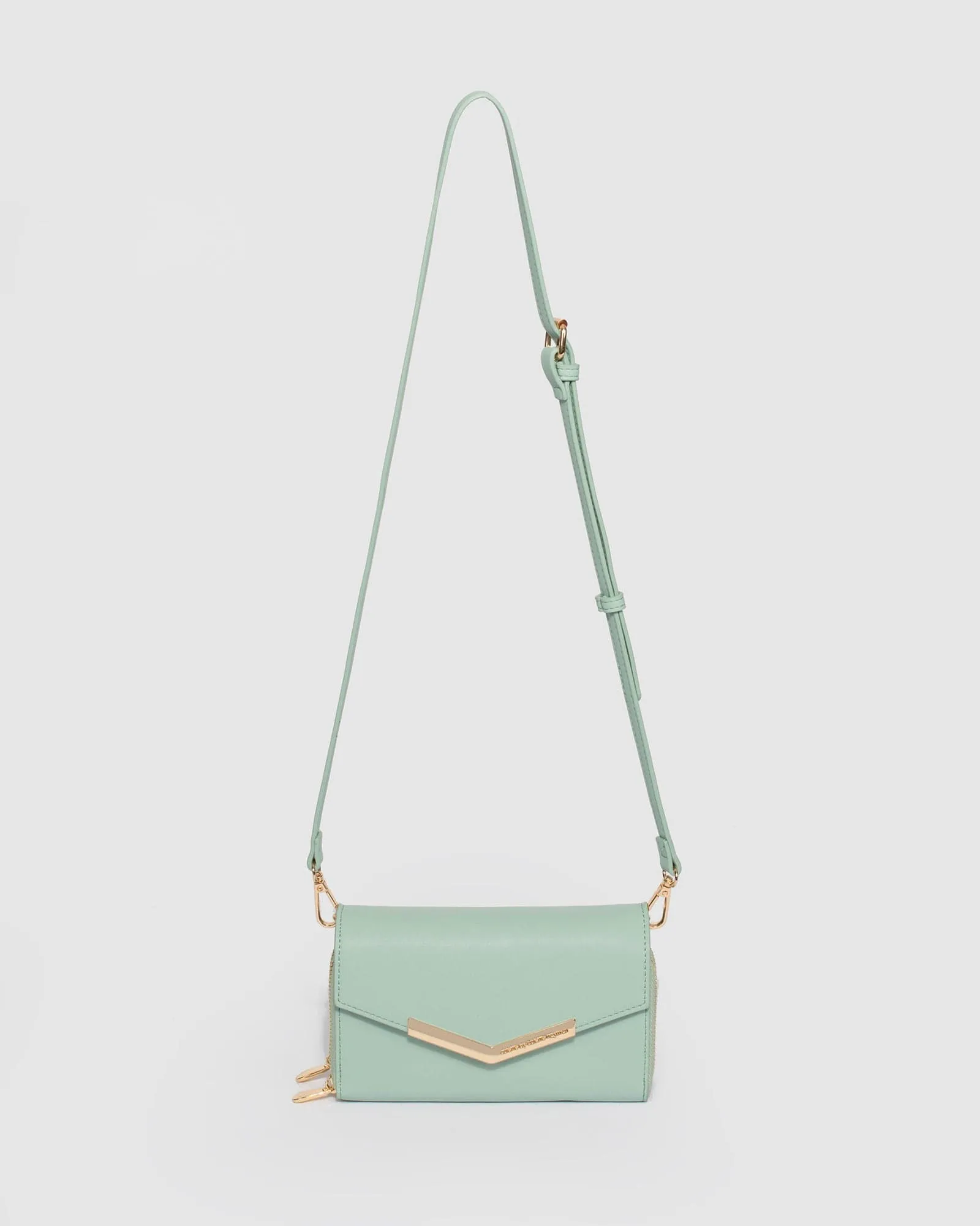 Green Holly Phone Crossbody Bag