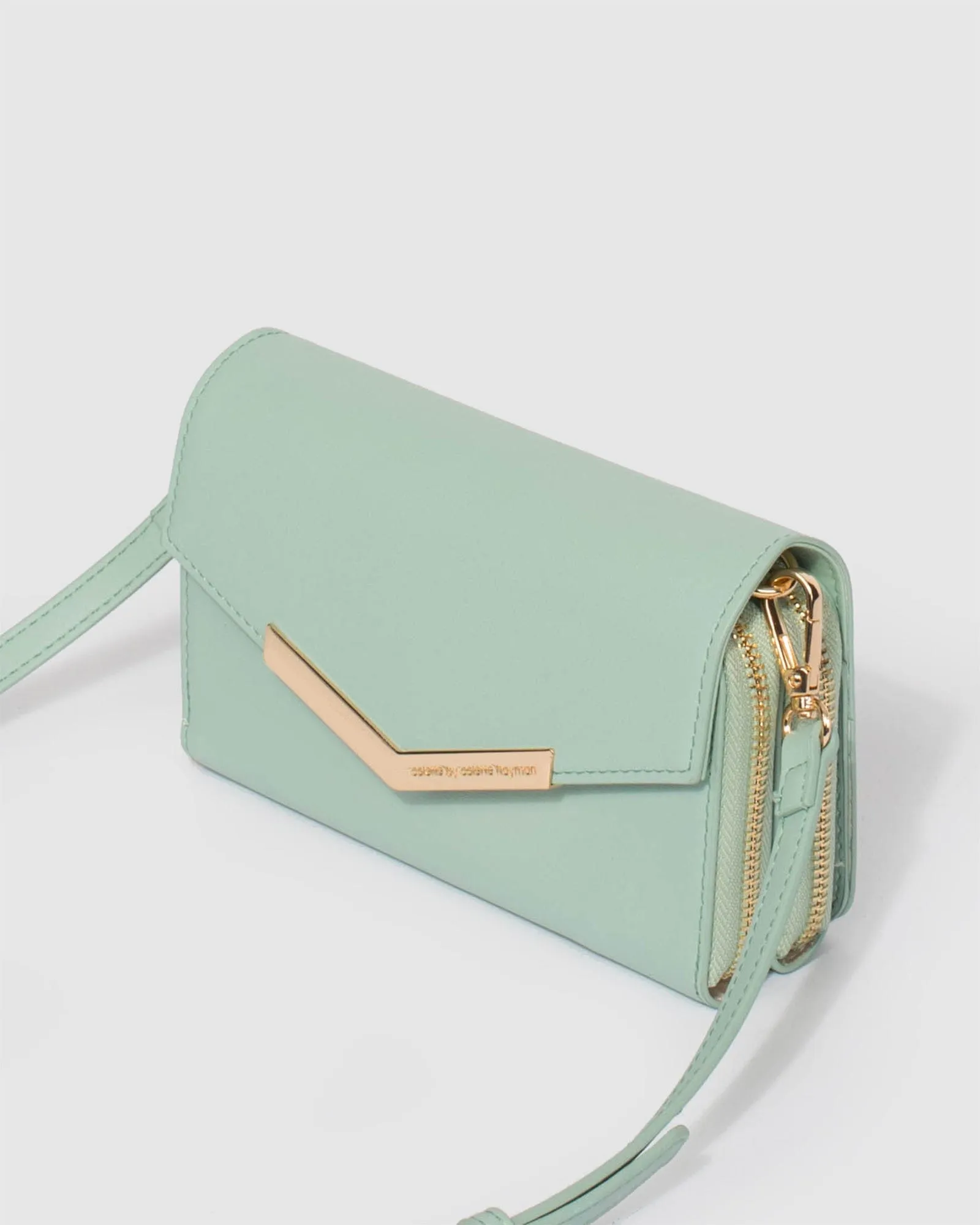 Green Holly Phone Crossbody Bag