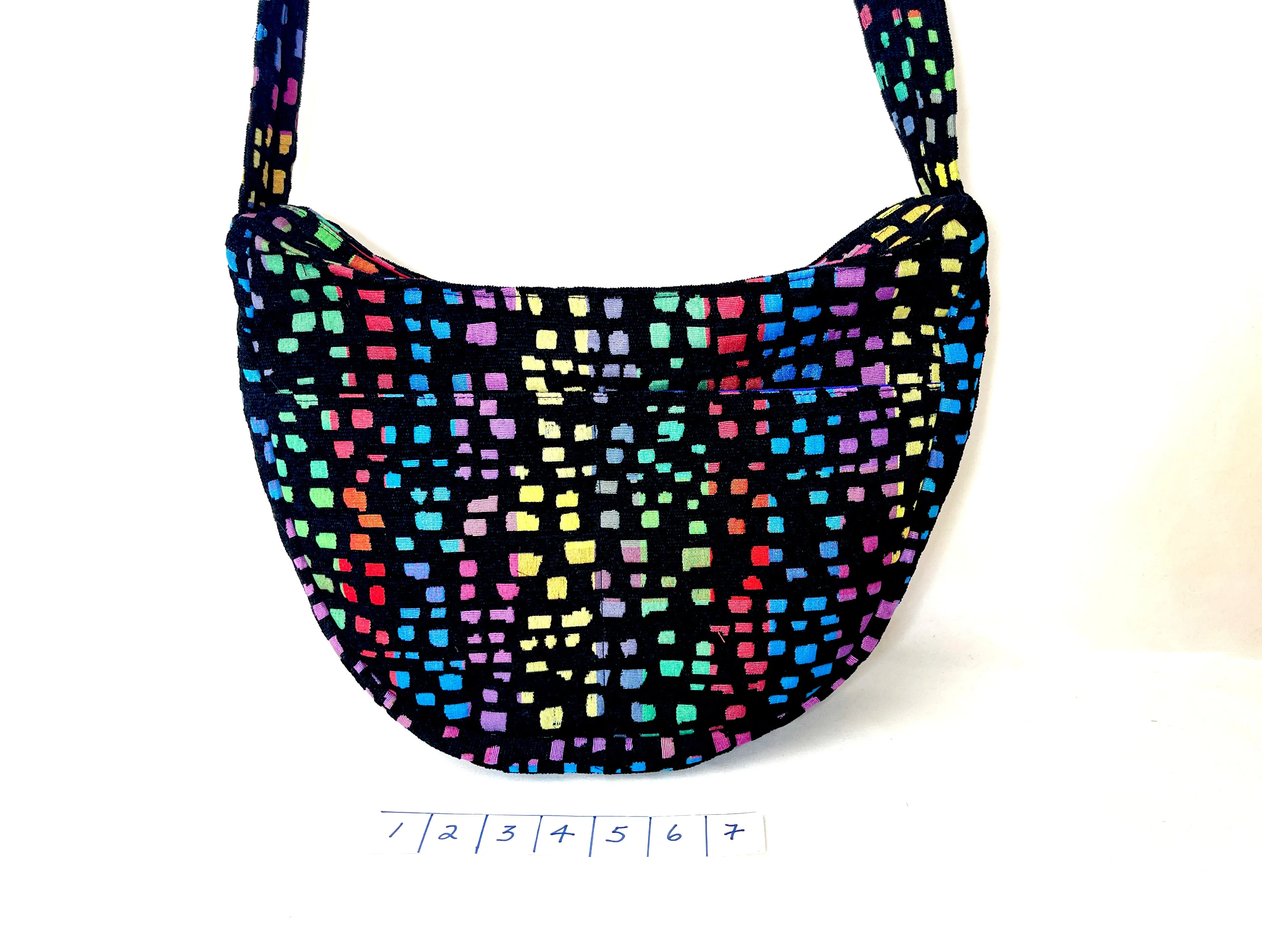 Hobo Bag in Rainbow Mosaic Tapestry