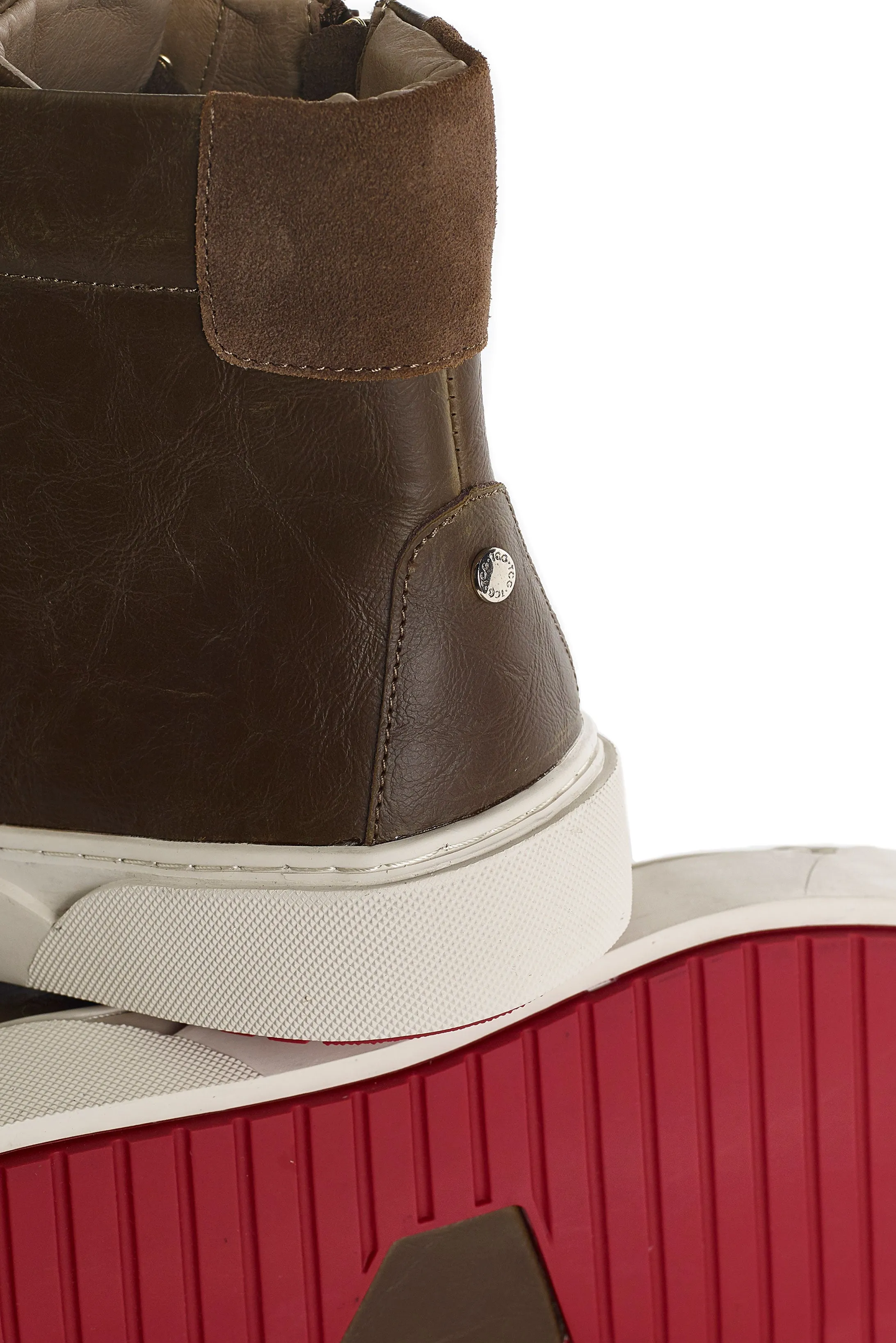 Hunter (Brown) w/ Red Luxe Sole