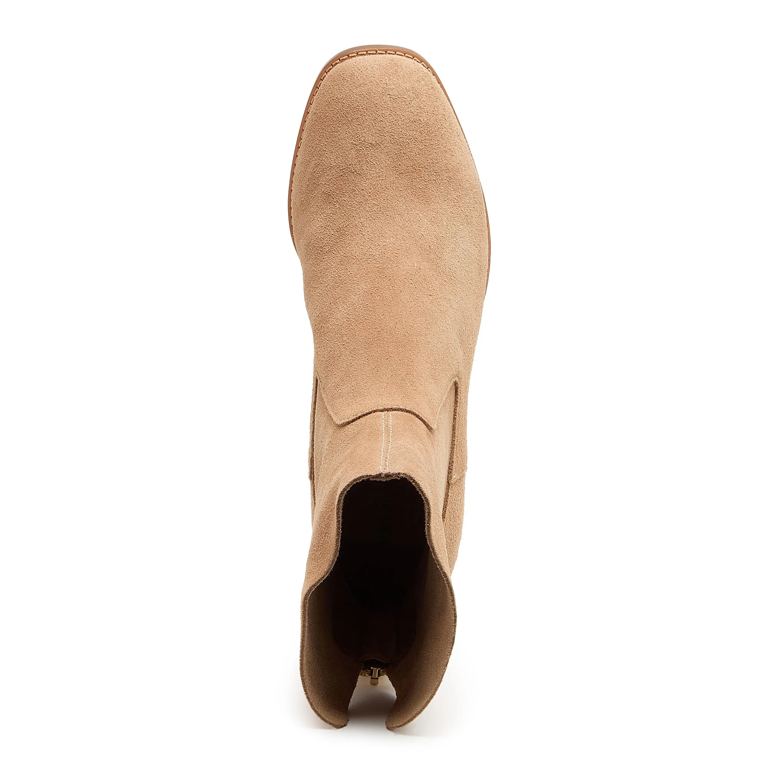 Island Almond Suede Wide Width Booties