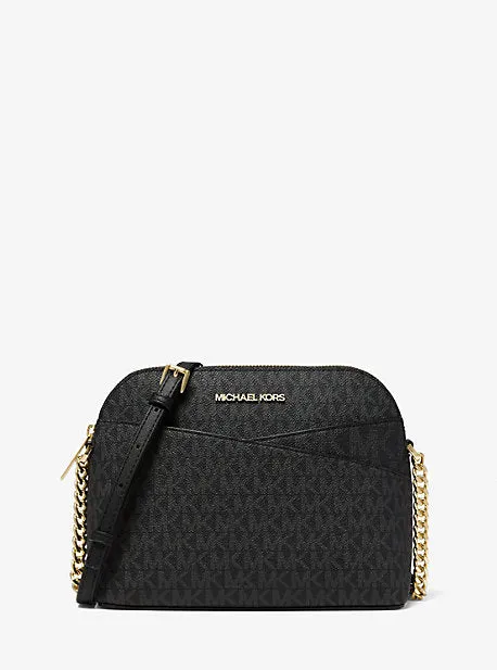 Jet Set Travel Medium Logo Dome Crossbody Bag | 55574