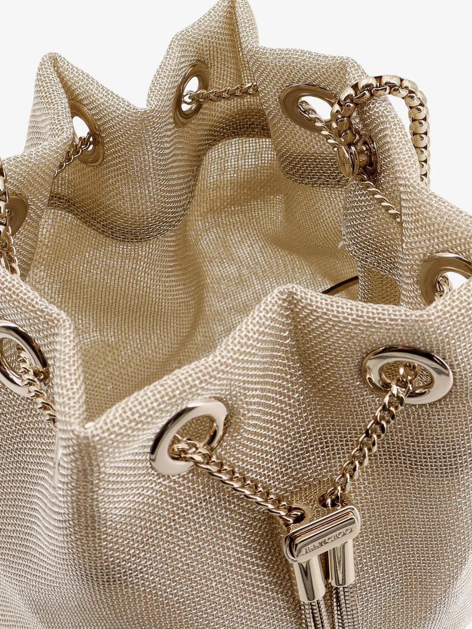 Jimmy Choo Women Jimmy Choo Gold Bucket Bags