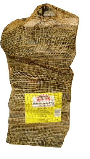 Kiln Dried Hardwood Logs  Mesh Bag