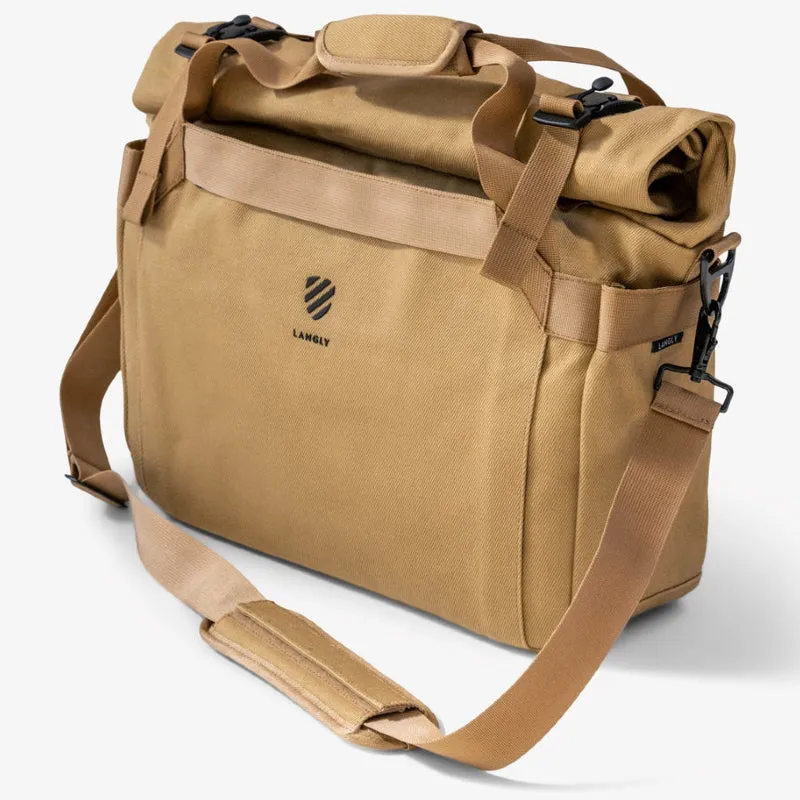 Langly Weekender Flight Bag With Camera Cube - Sand