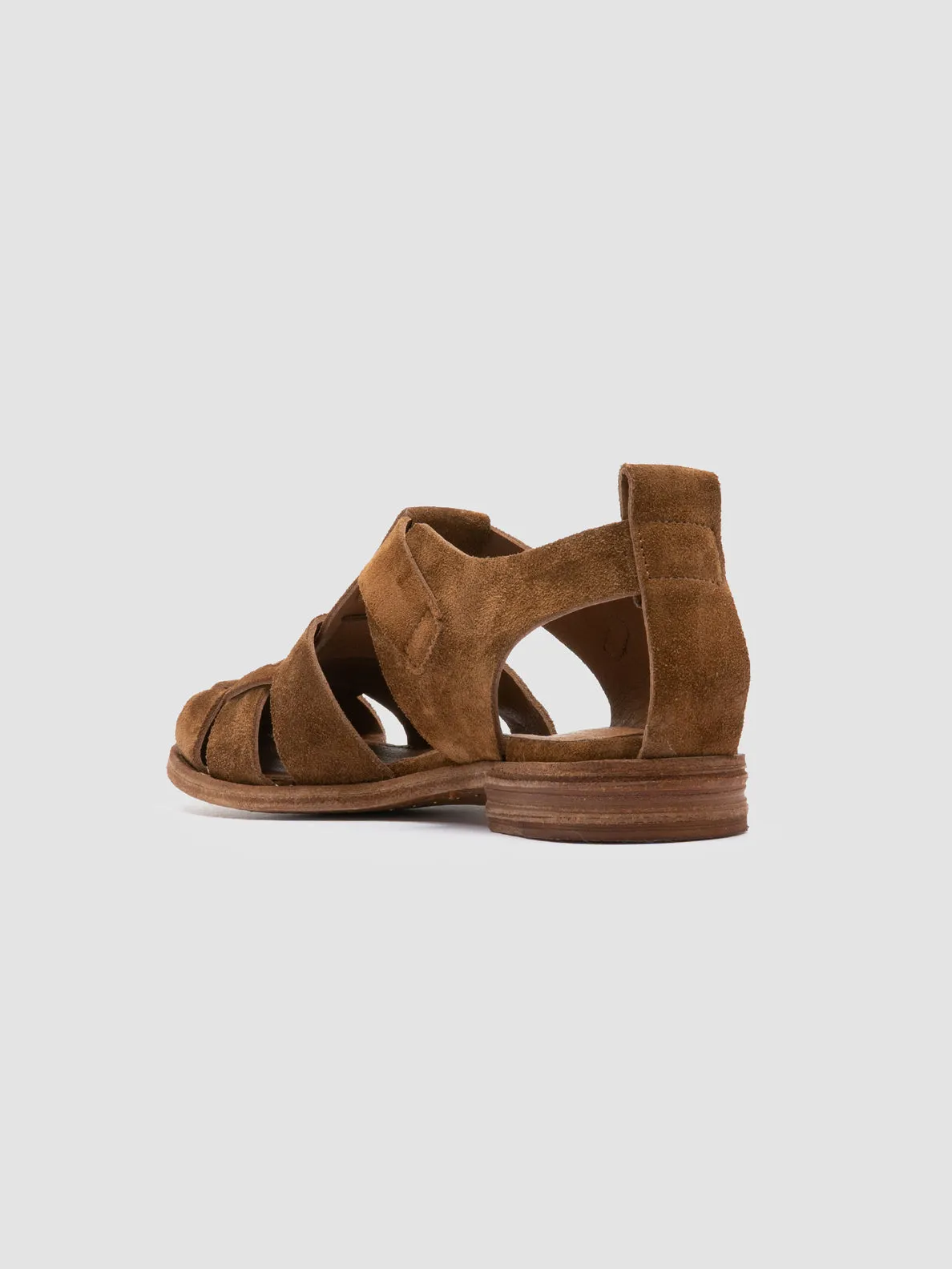 LEXIKON 536 - Brown Suede Sandals