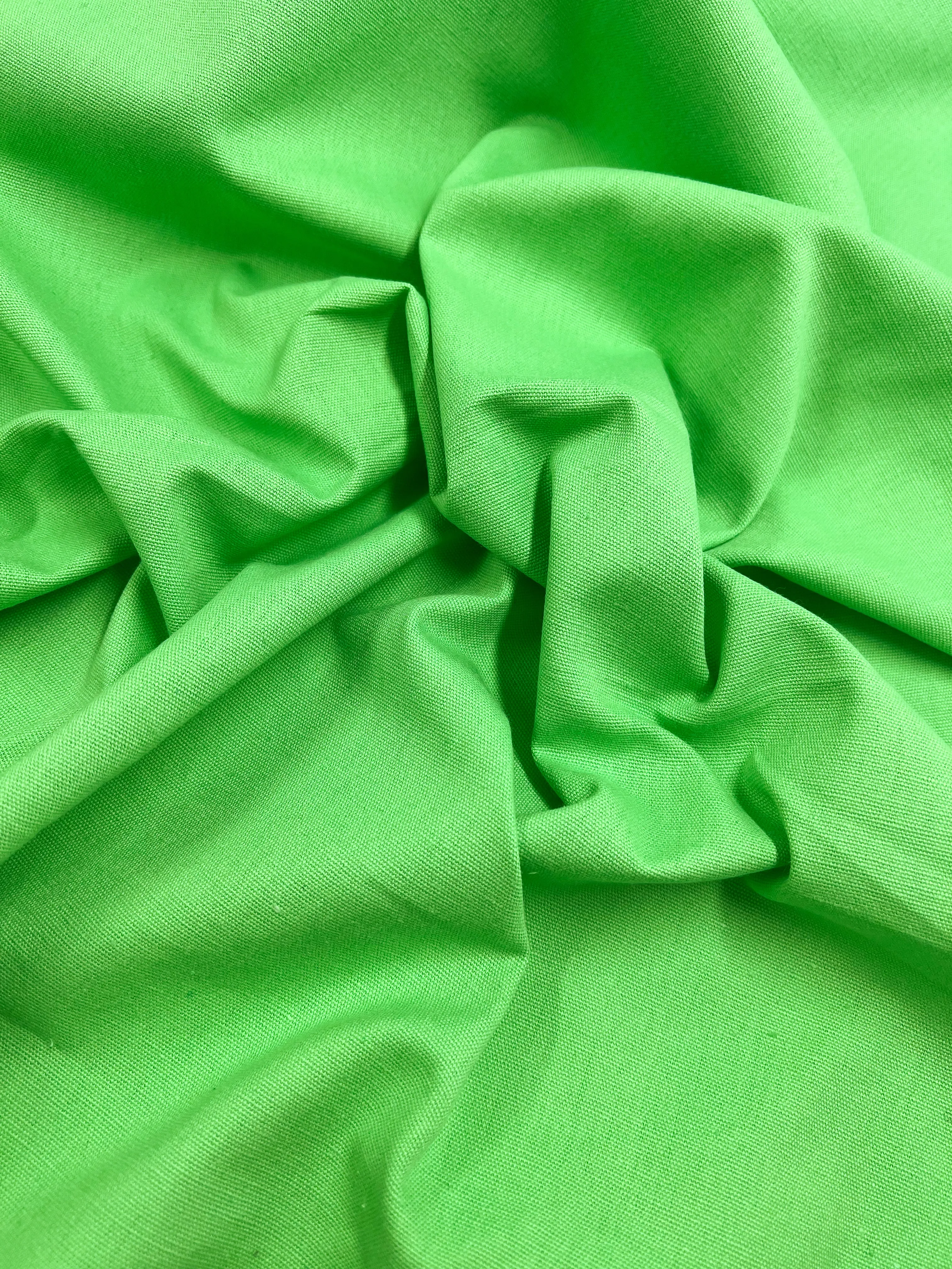 Linen Blend - Summer Green - 150cm