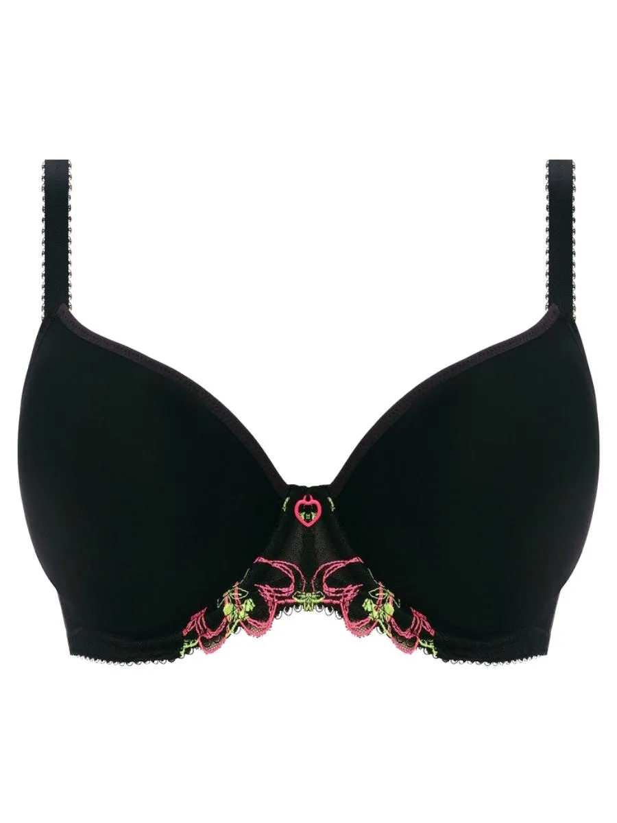 Loveland Moulded Plunge Bra - Black