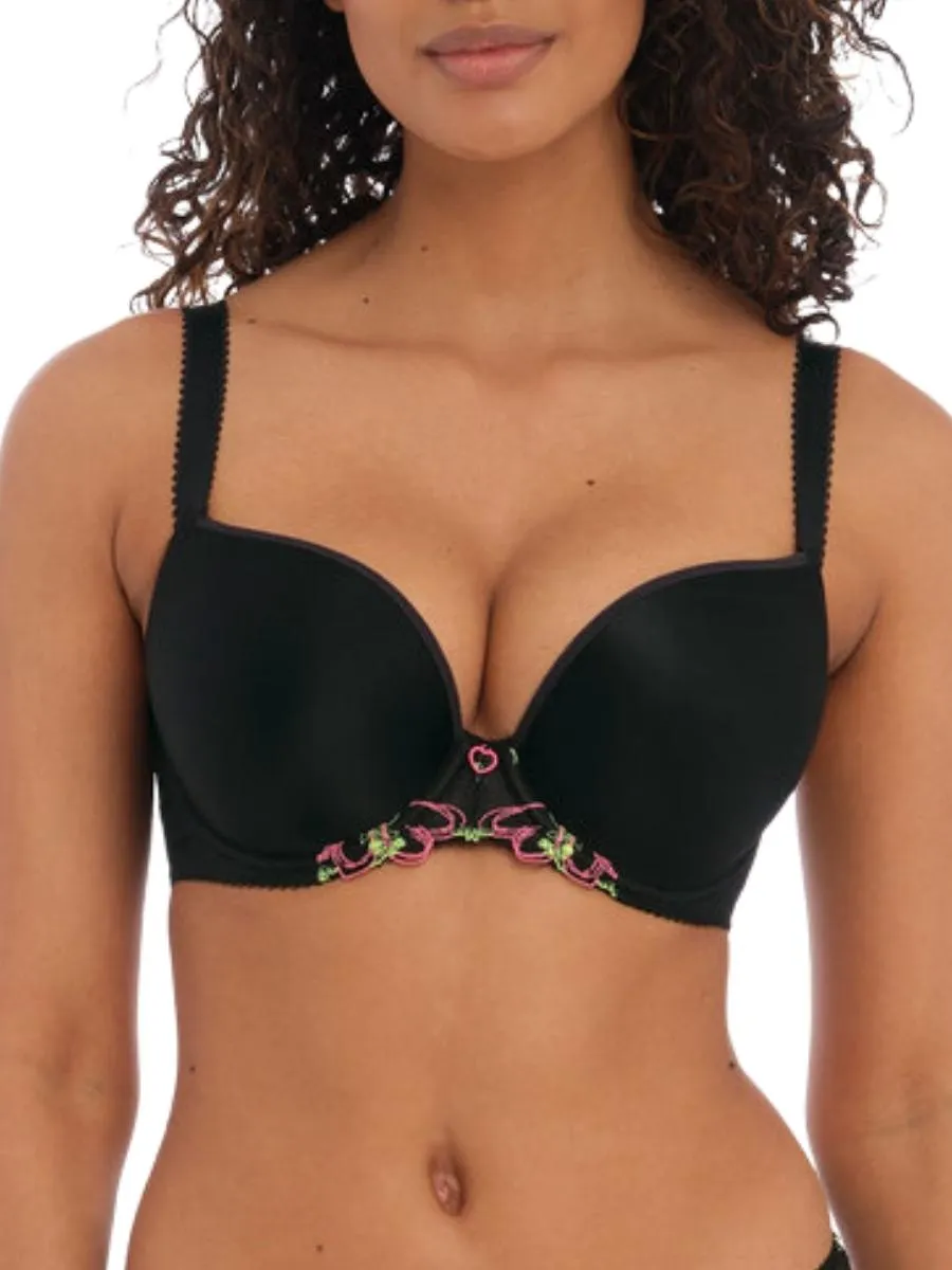 Loveland Moulded Plunge Bra - Black