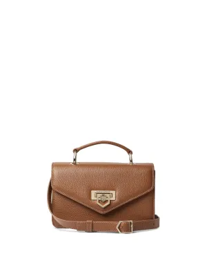 Loxley Mini Cross Body Bag - Pebbled Tan Leather