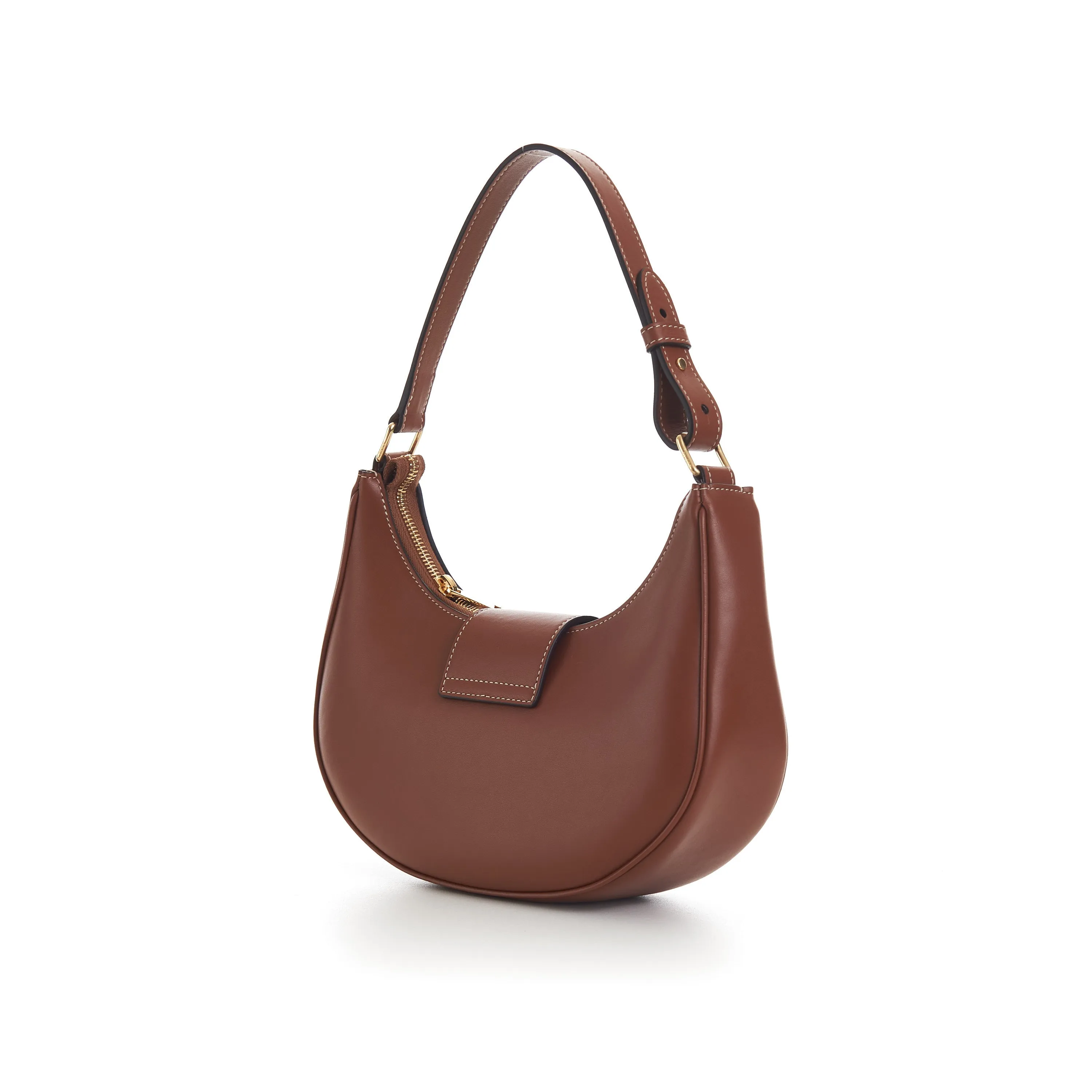 Medium AVA Triomphe Bag - Tan Brown Smooth Calfskin