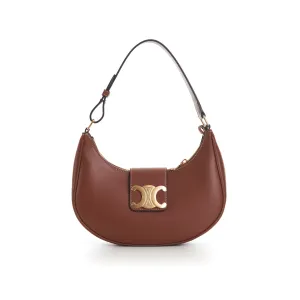 Medium AVA Triomphe Bag - Tan Brown Smooth Calfskin