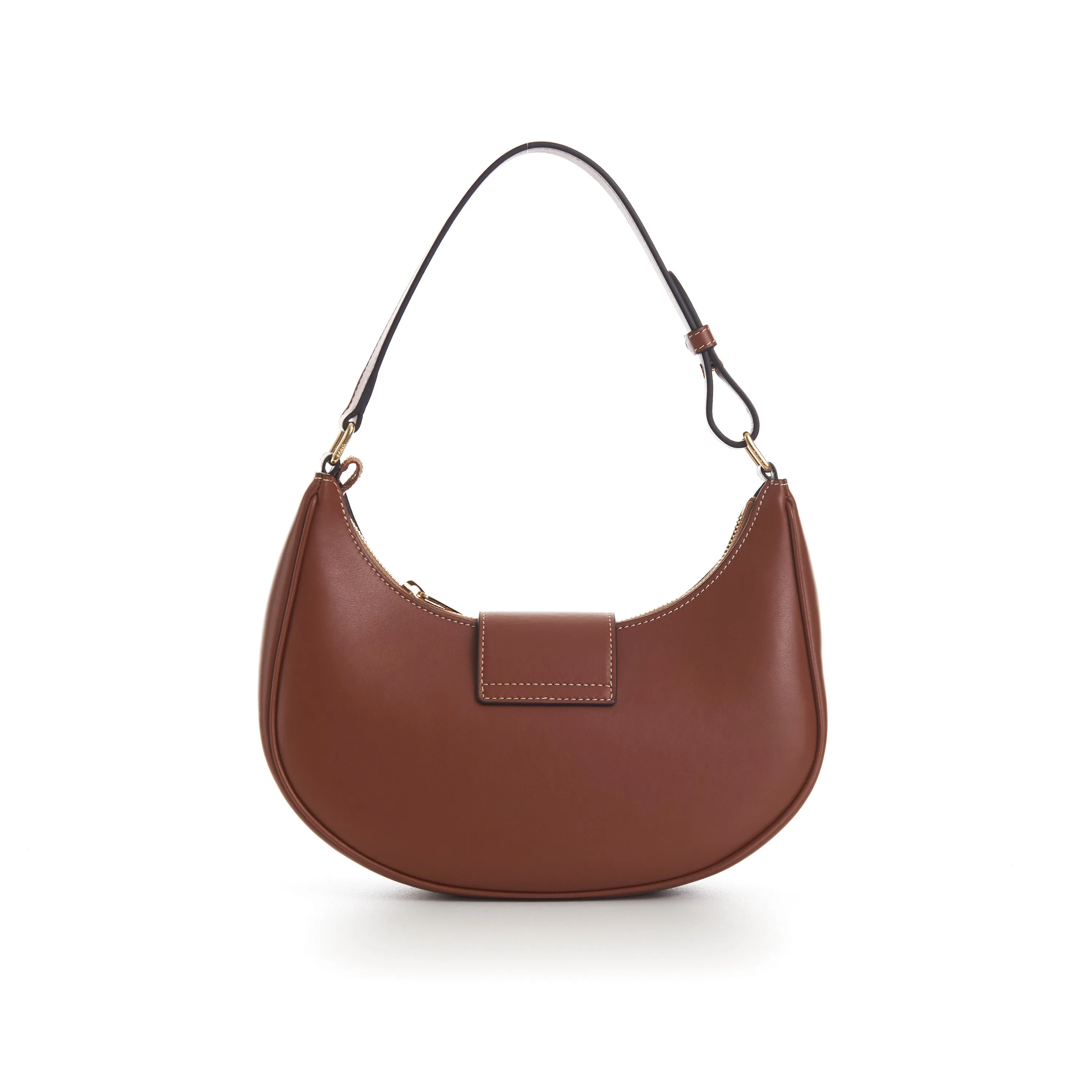 Medium AVA Triomphe Bag - Tan Brown Smooth Calfskin