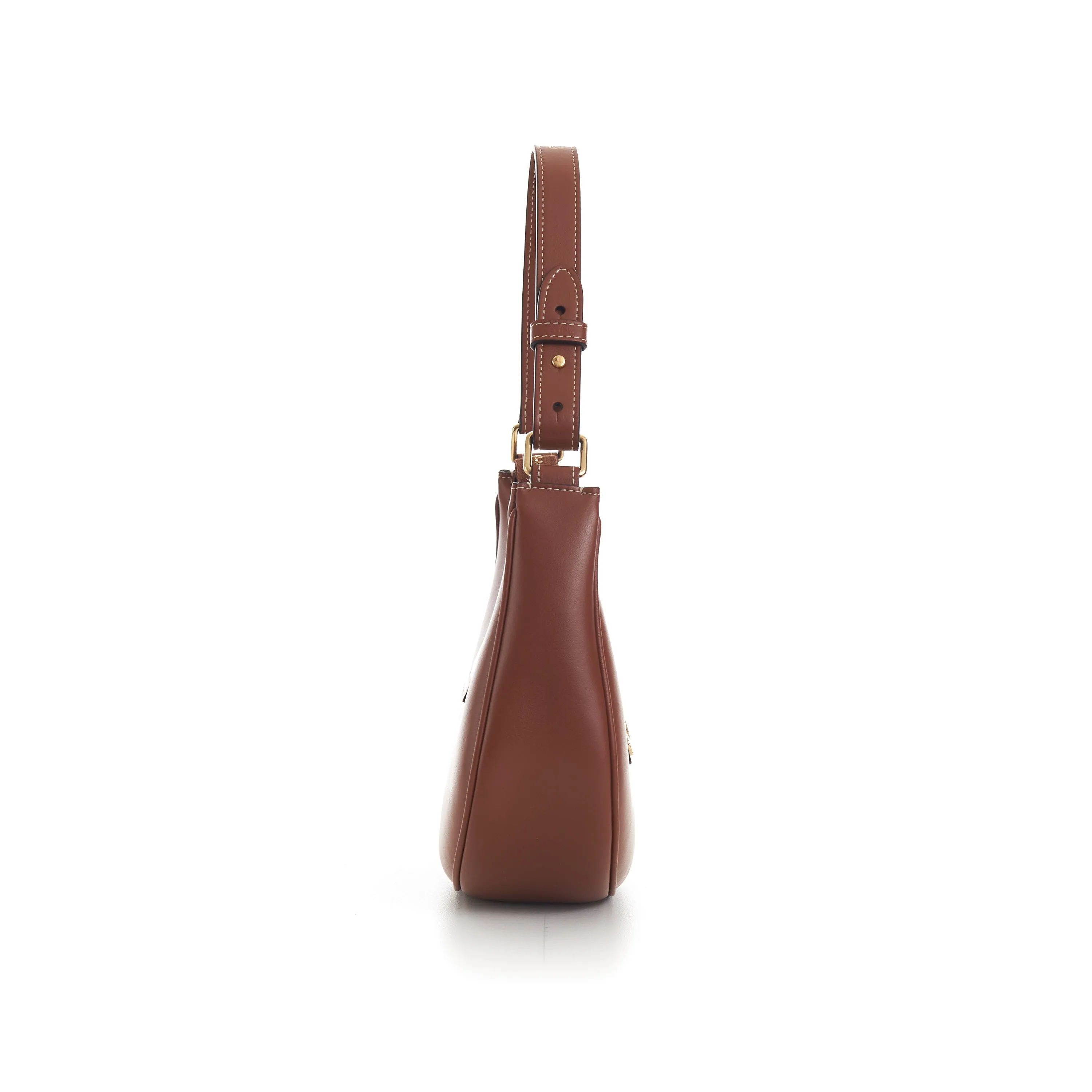 Medium AVA Triomphe Bag - Tan Brown Smooth Calfskin