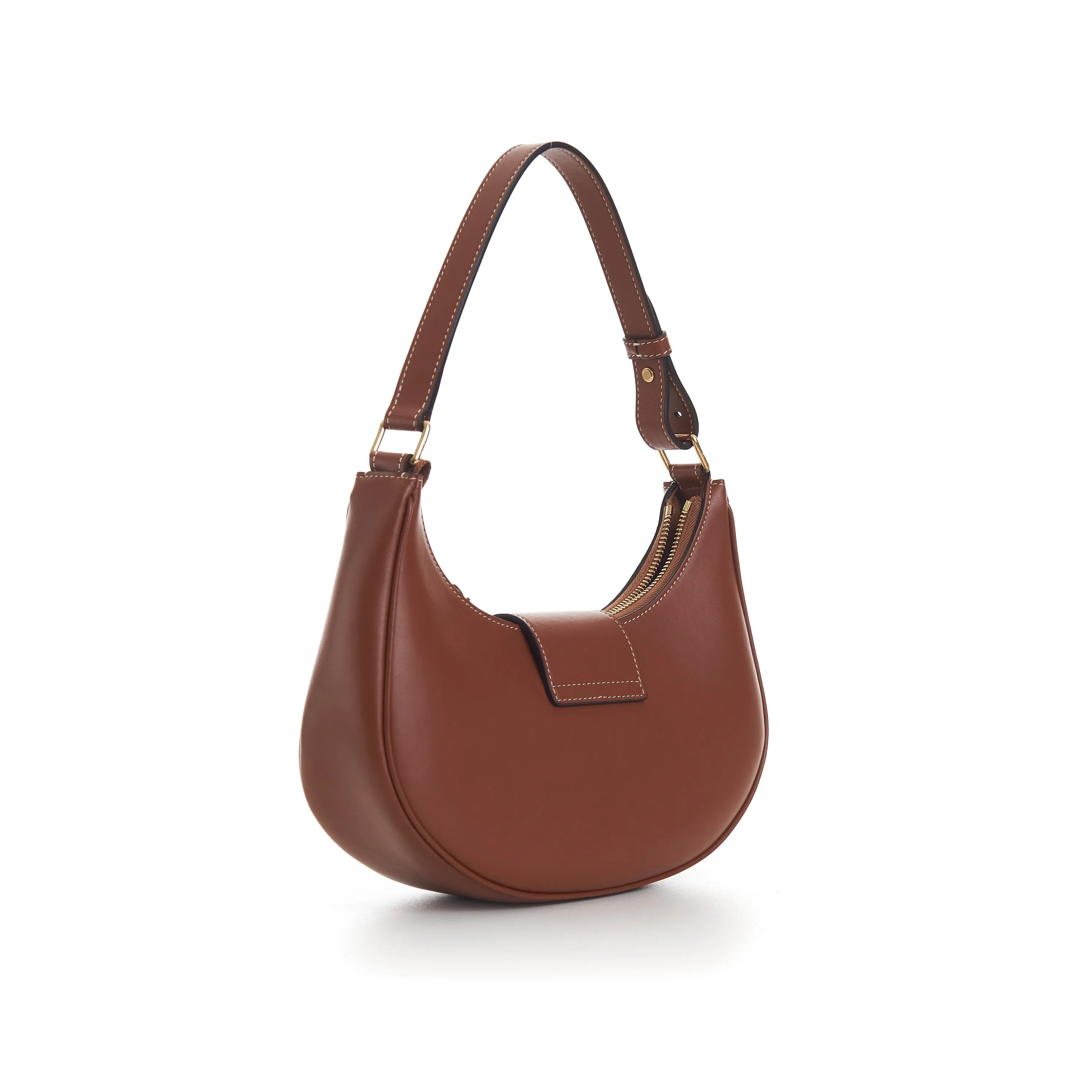 Medium AVA Triomphe Bag - Tan Brown Smooth Calfskin